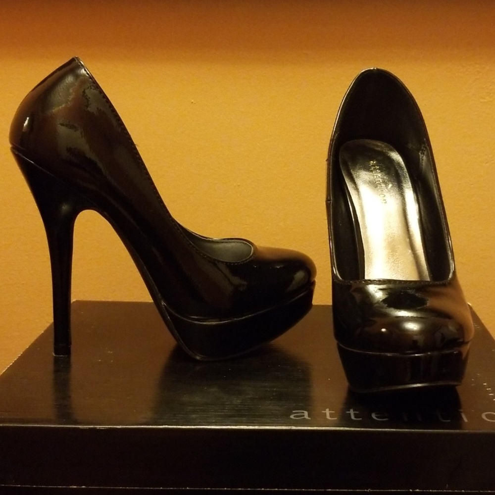 Black Platform Heels